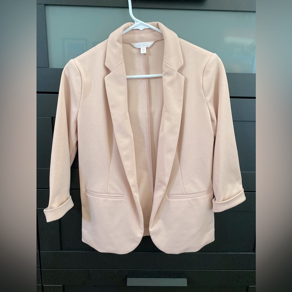 LC Lauren Conrad Light Pink Blazer